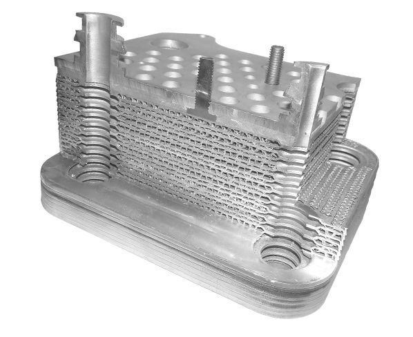 Oil Cooler W/ Gasket Kit Ford 6.0L 03-07 PPE Diesel