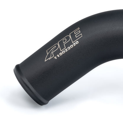 2004-2010 GM 6.6L Duramax Hot Side Intercooler Charge Pipe 3.0 Inch Stainless Steel Black PPE Diesel