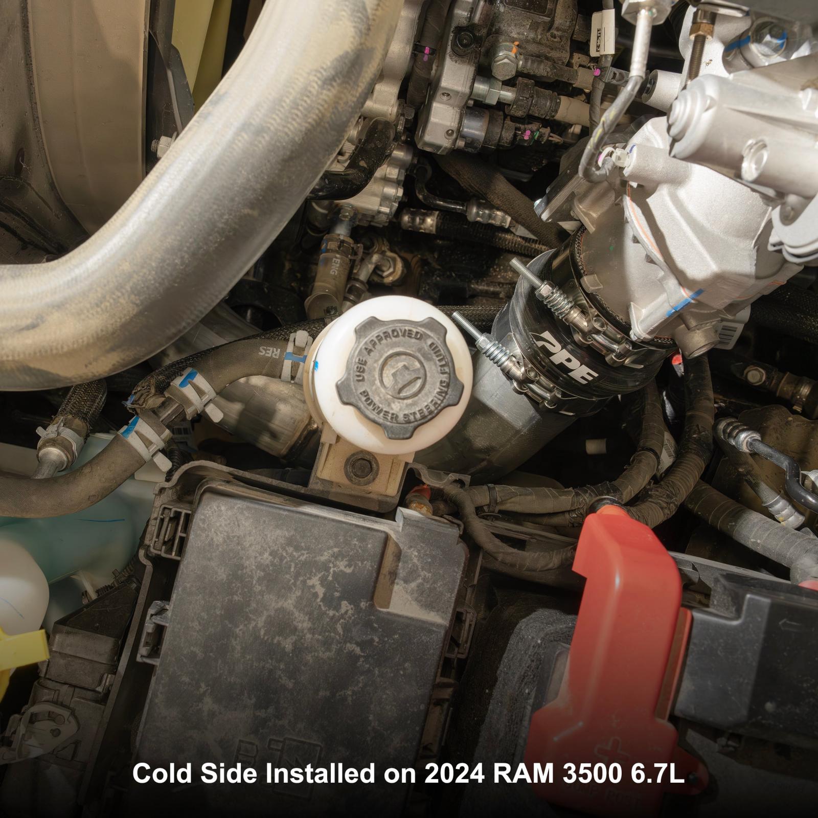 19-25 RAM 6.7L Cummins Hot and Cold Side Intercooler Charge Pipe Kit Raw Pacific Performance Engineering