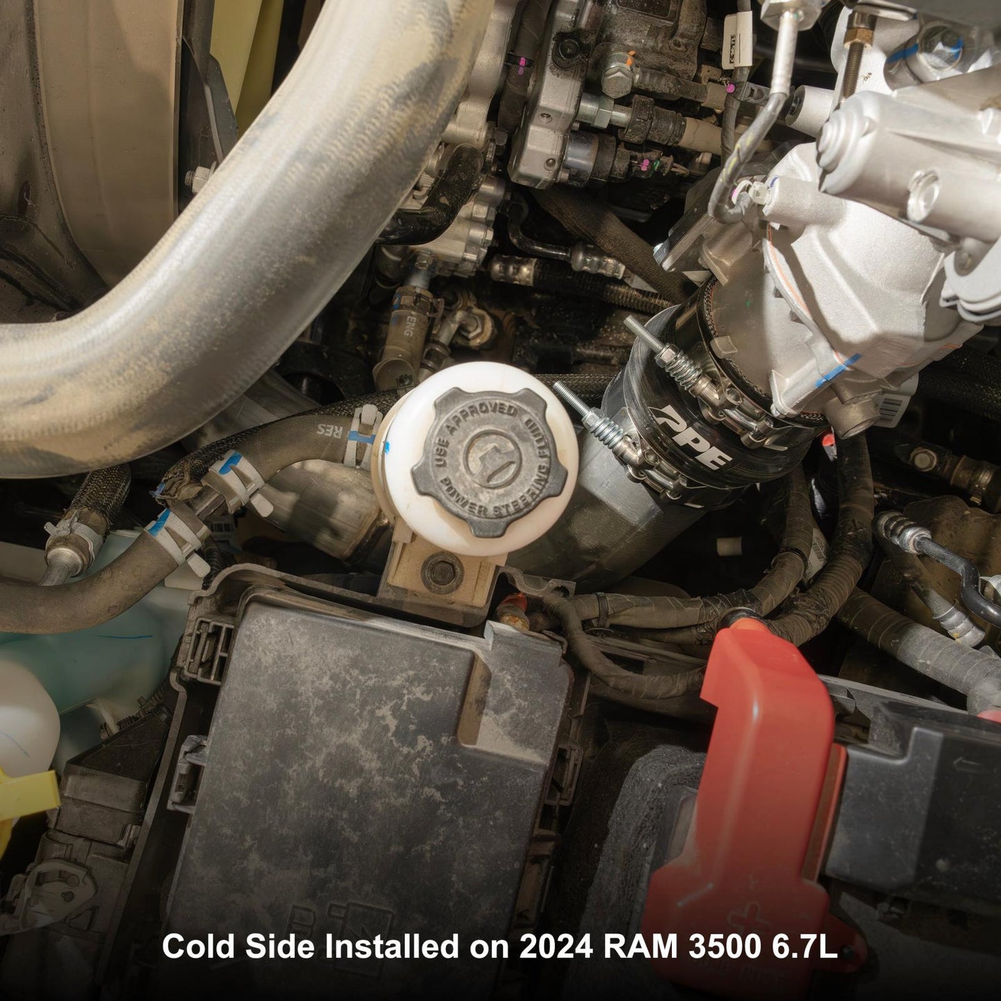 19-25 RAM 6.7L Cummins Hot and Cold Side Intercooler Charge Pipe Kit Polished Pacific Performance Engineering