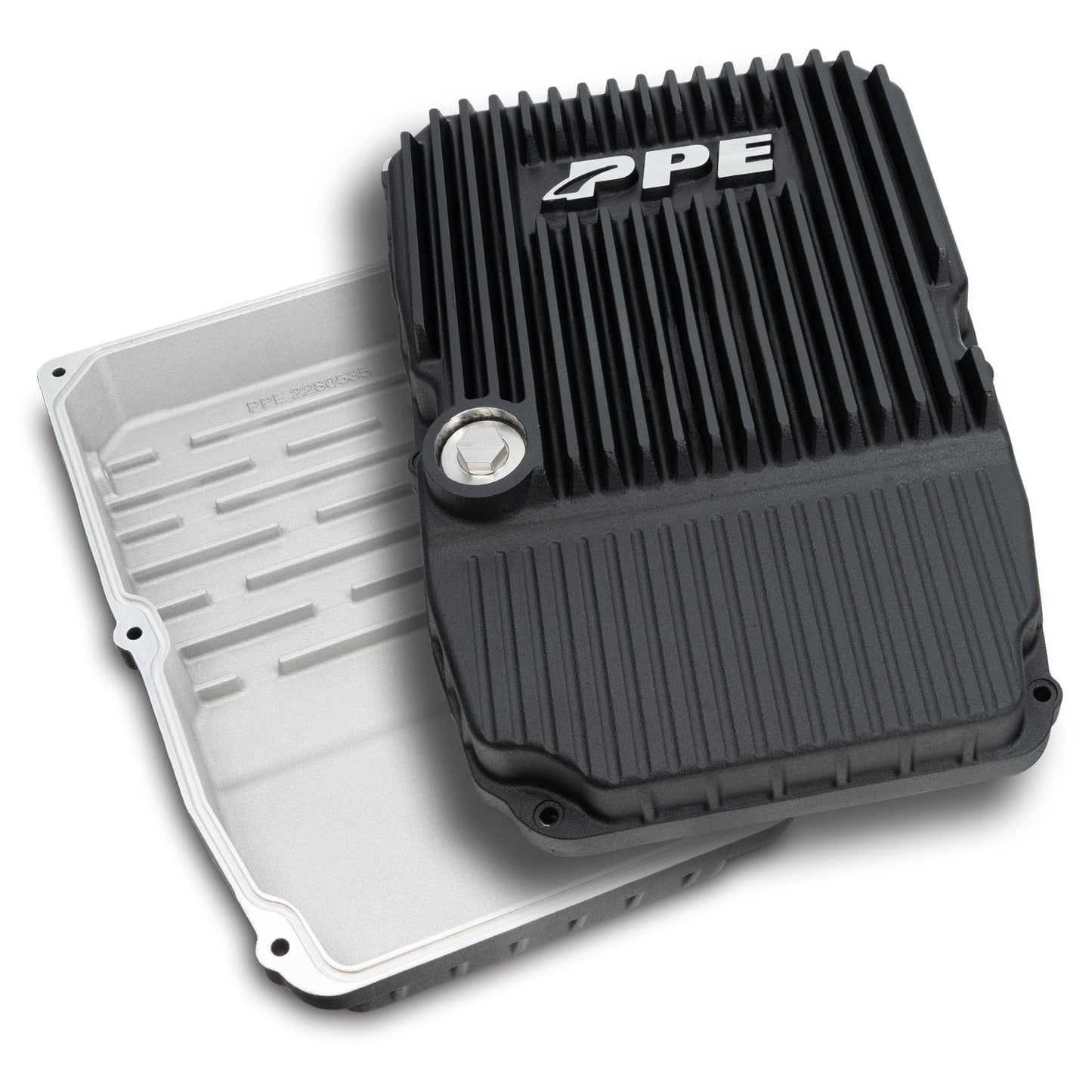 2005-2019 Jeep/Dodge/Chrysler w/ WA580, W5A580, NAG1 Transmission Heavy-Duty Cast Aluminum Transmission Pan Black