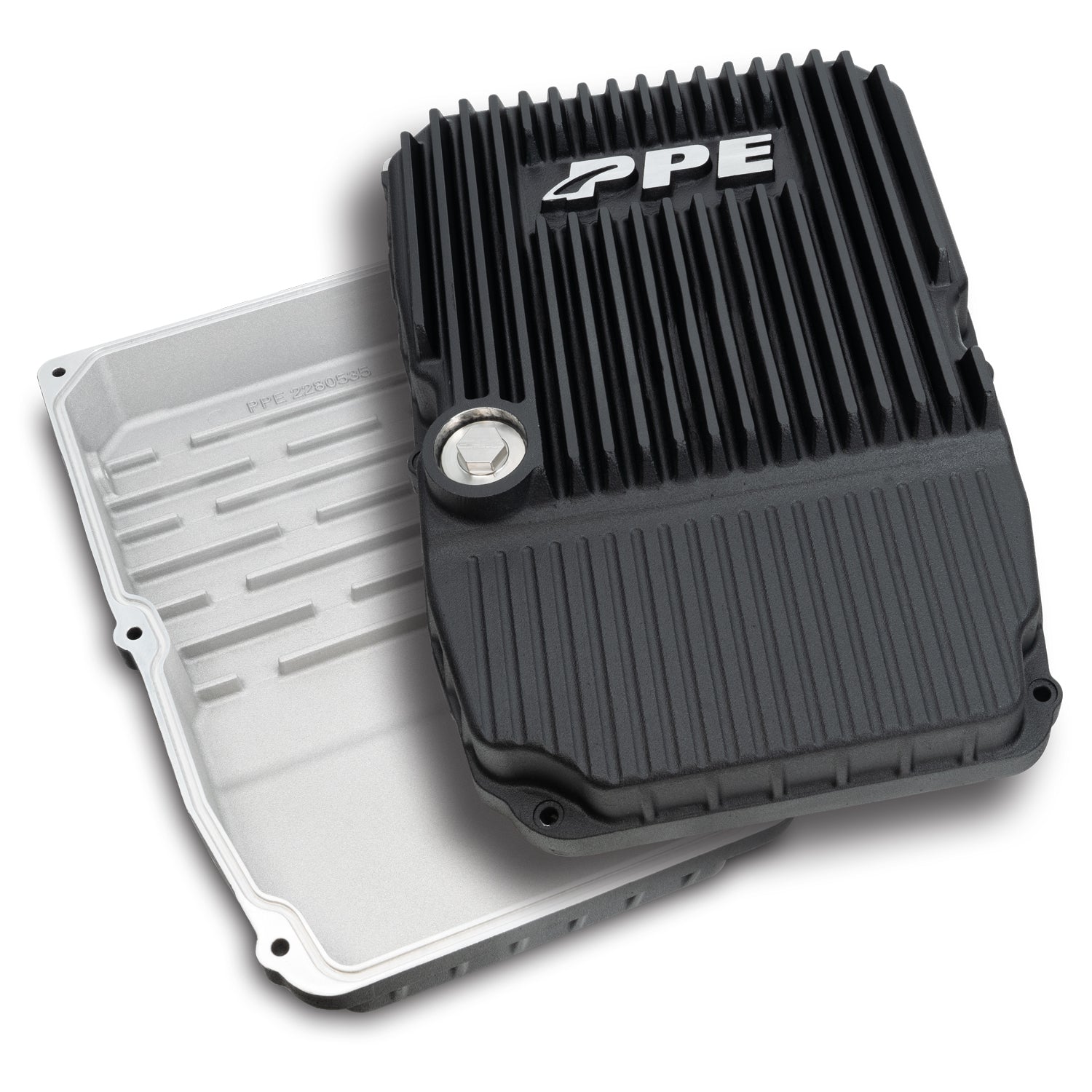 2005-2019 Jeep/Dodge/Chrysler w/ WA580, W5A580, NAG1 Transmission Heavy-Duty Cast Aluminum Transmission Pan Black