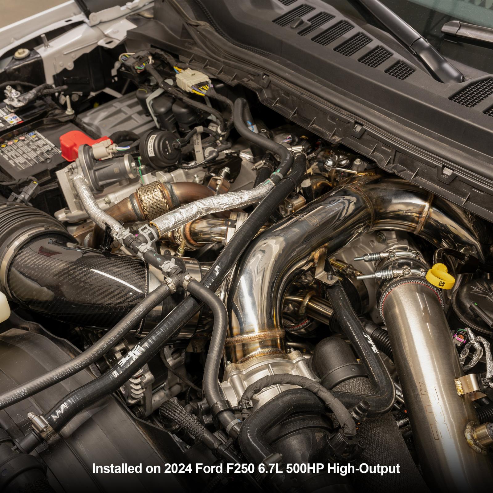 20-25 Ford 6.7L Power Stroke Zilla Intake Manifold and Turbo Inlet Kit-Polished Pacific Performance Engineering