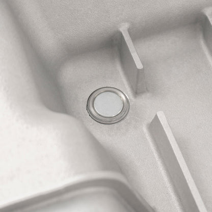 10R140 Deep Transmission Pan SuperDuty Gas 20-25 - Step Bottom - Brushed Pacific Performance Engineering