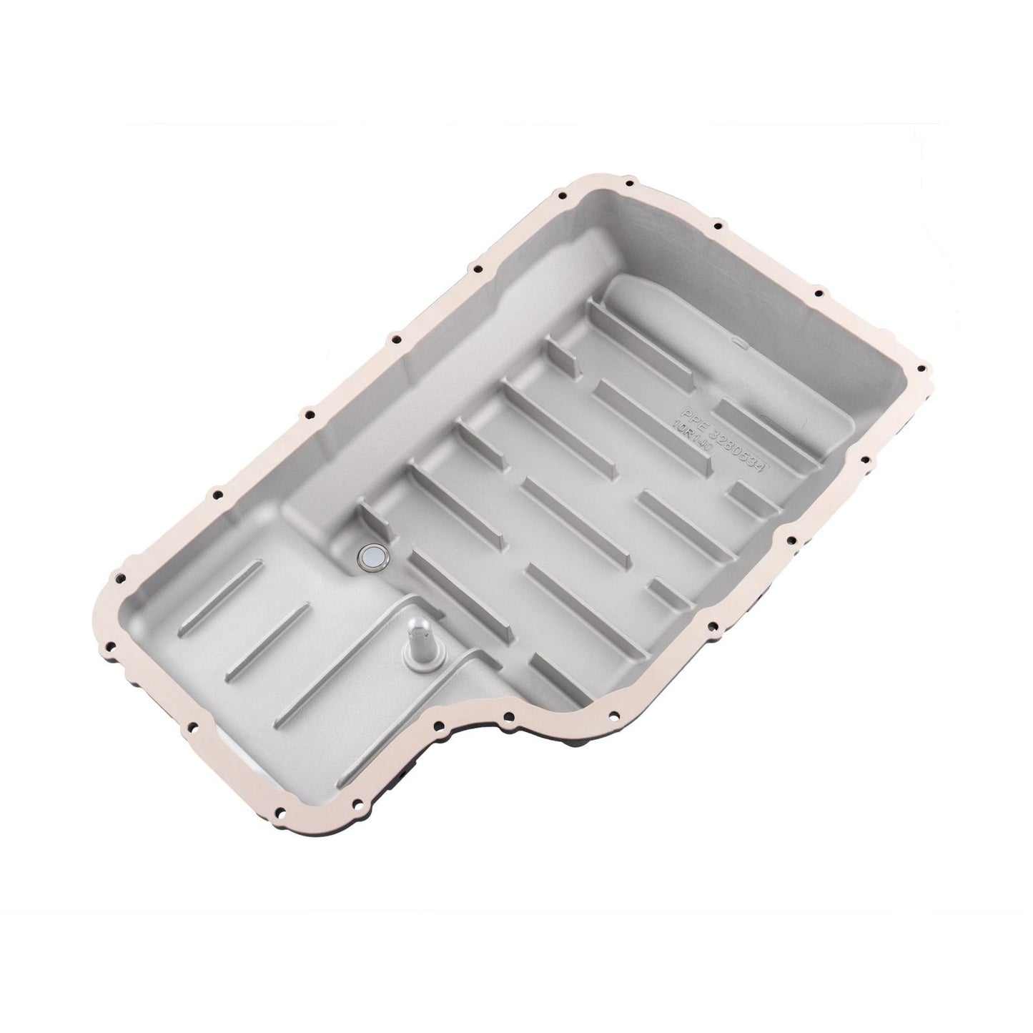 10R140 Deep Transmission Pan SuperDuty Gas 20-25 - Step Bottom-Black Pacific Performance Engineering