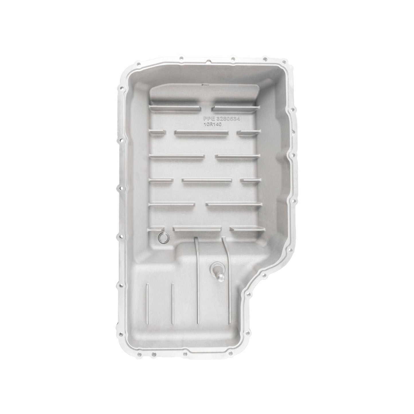 10R140 Deep Transmission Pan SuperDuty Gas 20-25 - Step Bottom-Black Pacific Performance Engineering