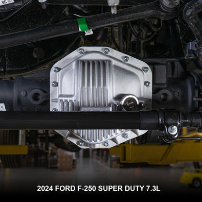23-25 Ford Super Duty Dana M235 -14 Bolt Heavy-Duty Cast Aluminum Front Differential Cover Brushed Pacific Performance Engineering