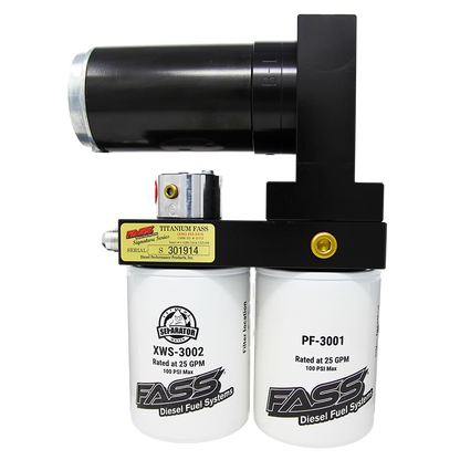 FASS Titanium Signature Series Diesel Fuel System 250GPH Dodge Cummins 5.9L and 6.7L 2005-2018 and 2021