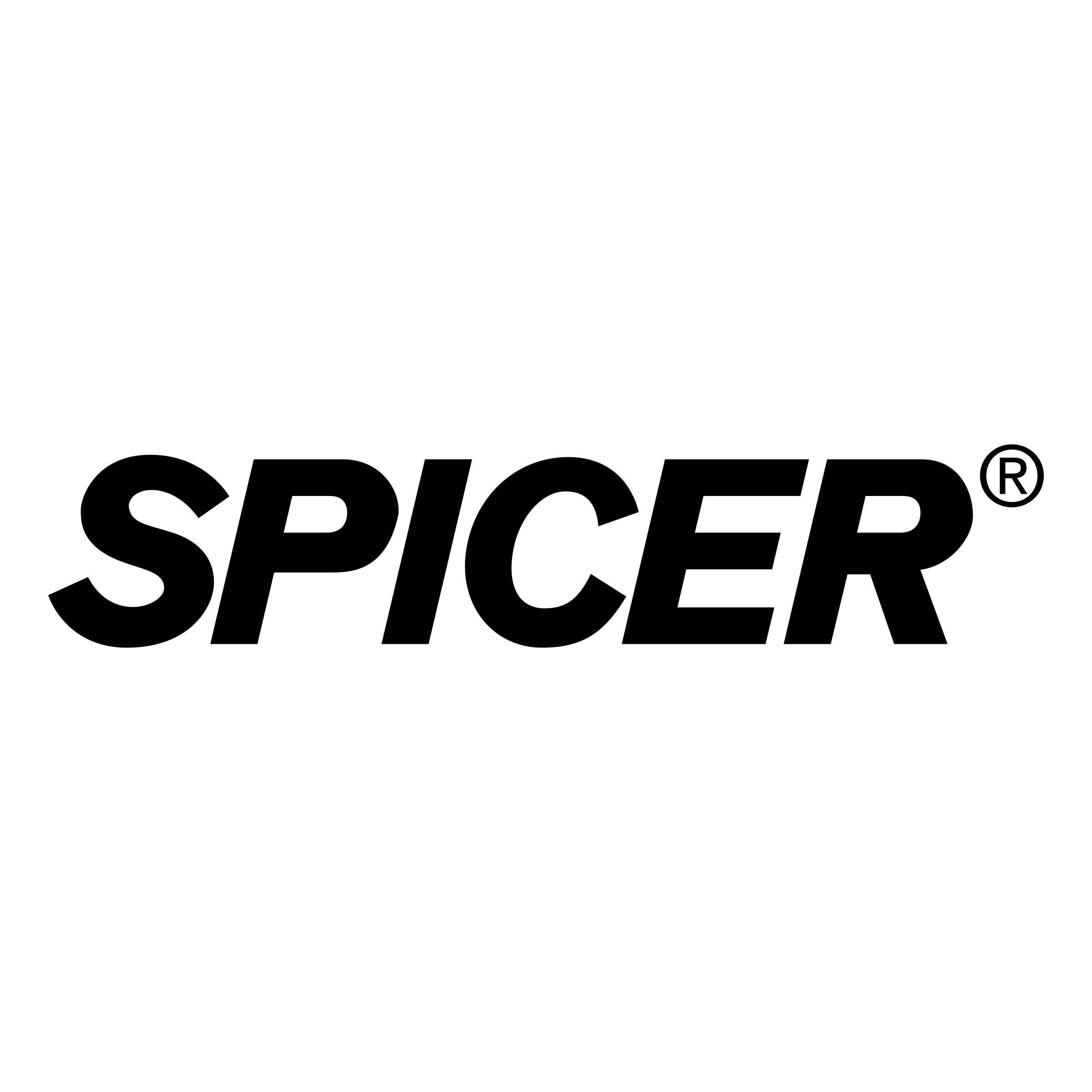 spicer Logo. Clicking it will bring you to the spicer collection page.