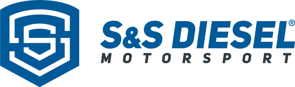 s&s diesel Logo. Clicking it will bring you to the s&s diesel collection page.